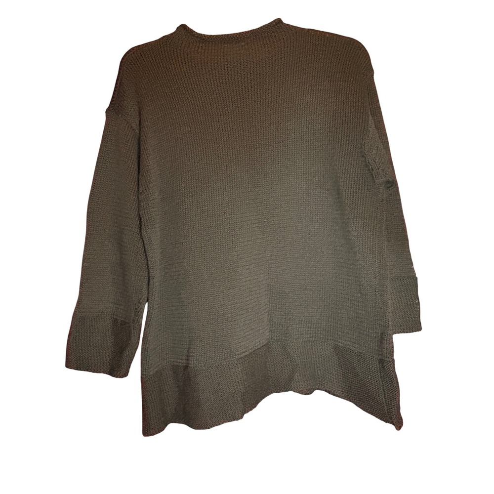 Country Road Australia Knit Sweater Top Charcoal Gray Cotton Medium